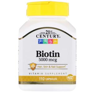 21st Century - Biotin 5000 mcg (110 капсул)