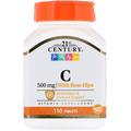 21st Century - Vitamin C with Rose Hips - 500 mg (110 таблеток)