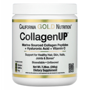 California Gold Nutrition - CollagenUP + HA and Vitamin C Powder (206 гр.)