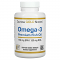 California Gold Nutrition - Omega 3 Premium Fish Oil 1000 mg (100 softgels)