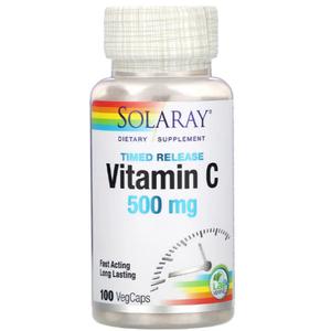 Solaray - Vitamin C Time Release 500 мг (100 капсул)
