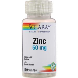 Solaray - Zinc 50 мг (100 капсул)