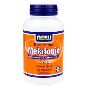 NOW Melatonin 5 мг (60 капсул)