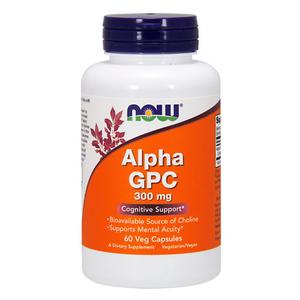 NOW Alpha GPC 300 мг (60 капсул)