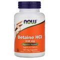 NOW Betaine HCL 648 мг (120 капсул)