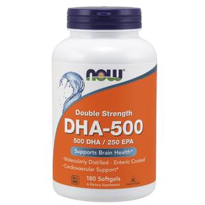 NOW DHA - 500 (500 DHA/250 EPA) (180 капсул)
