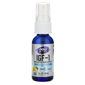 NOW IGF-1 Deer Antler Velvet Extract Lemon Flavor (30ml)