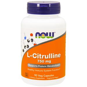 NOW L-Citrulline 750 мг (90 капсул)