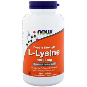 NOW L-Lysine 1000 мг (250 таблеток)