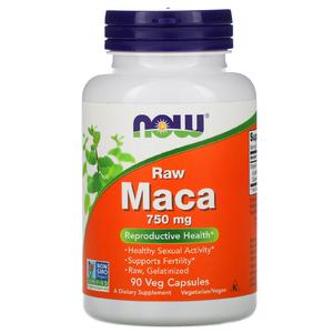 NOW Maca Raw 750 мг (90 капсул)
