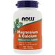 NOW Magnesium & Calcium (100 таблеток)
