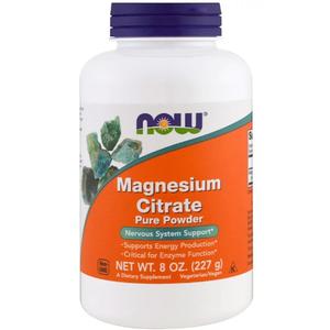 NOW Magnesium Citrate Pure Powder (227 грамм)