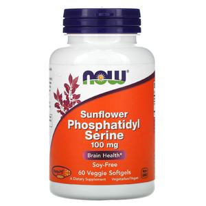 NOW Sunflower Phosphatidyl Serine 100 мг (60 softgels)