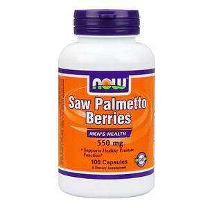 NOW Saw Palmetto Berries 550 мг (100 капсул)