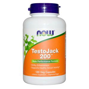 NOW TestoJack 200 (120 капсул)