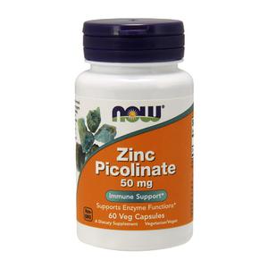 NOW Zinc Picolinate 50 мг (60 капсул)
